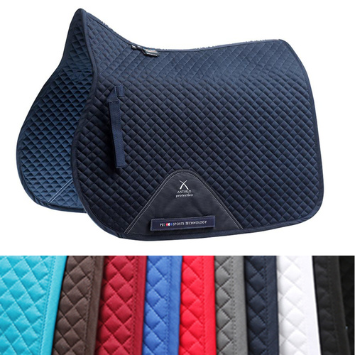 Premier Equine Plain Cotton GP/Jump Square Saddle Pad
