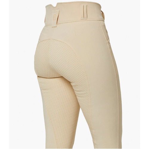 PEI Sophia Ladies Full Seat High Waist Riding Breeches - Vanilla