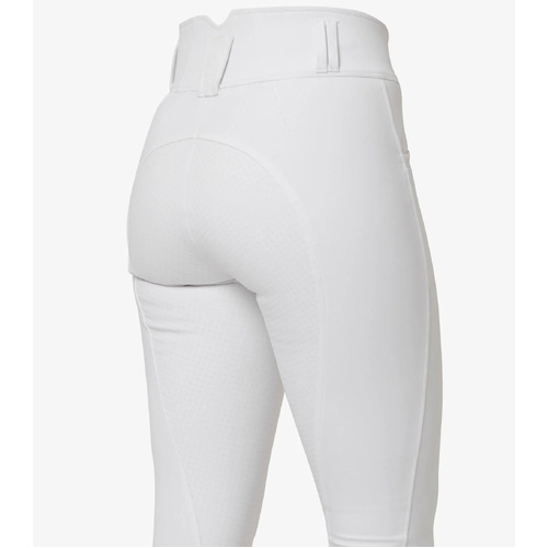 PEI Sophia Ladies Full Seat High Waist Riding Breeches - White