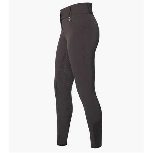 PEI Sophia Ladies Full Seat High Waist Riding Breeches - Chocolate