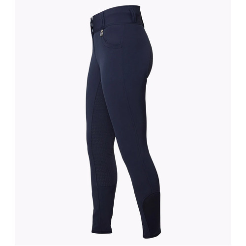PEI Sophia Ladies Full Seat High Waist Riding Breeches - Navy