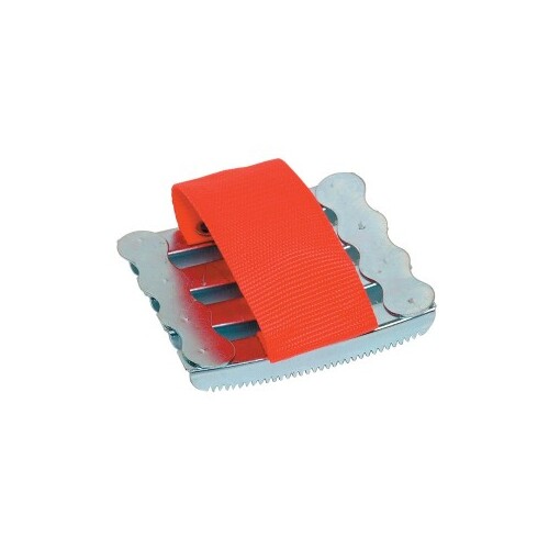 Metal Curry Comb with Hand Strap
