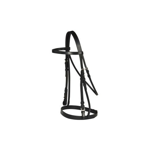 Norfolk Snaffle Bridle, Shetland - WB, Black or Brown,