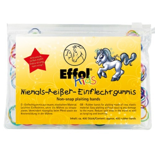 Effol Colourful Non-Snap Plaiting Bands
