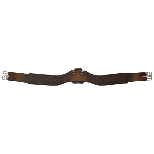 Total Saddle Fit StretchTec Shoulder Relief Jump Girth™ - Leather Lined
