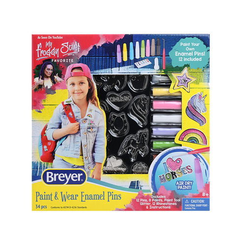 Breyer Activity Paint and Wear Enamel Pins