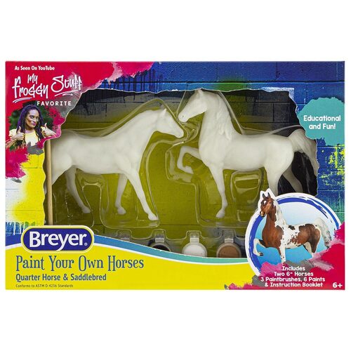 Breyer Activity Paint Your Own Horse Quarter Horse & Saddlebred