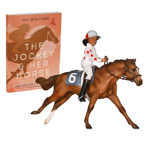 Breyer Freedom Cheryl White & Jetolara Horse & Book Set