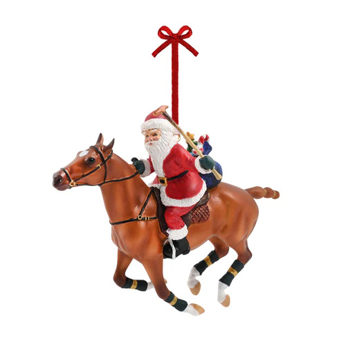 Breyer Stablemates 2023 Polo Santa Ornament