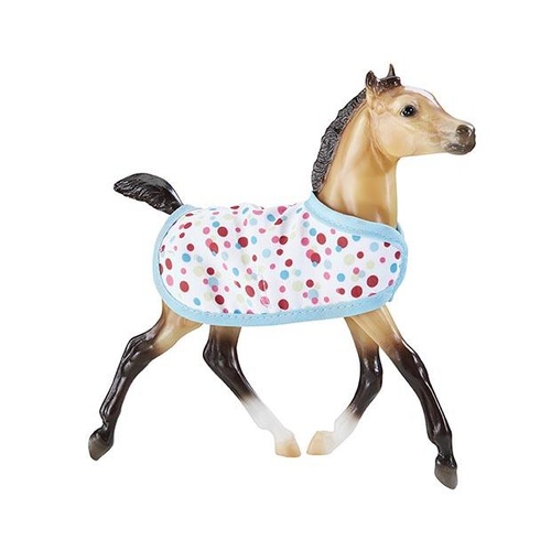 Breyer Traditional Milo Foal w/Blanket & Bracelet