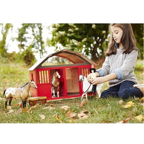 Breyer Traditional Red Two Stall Barn