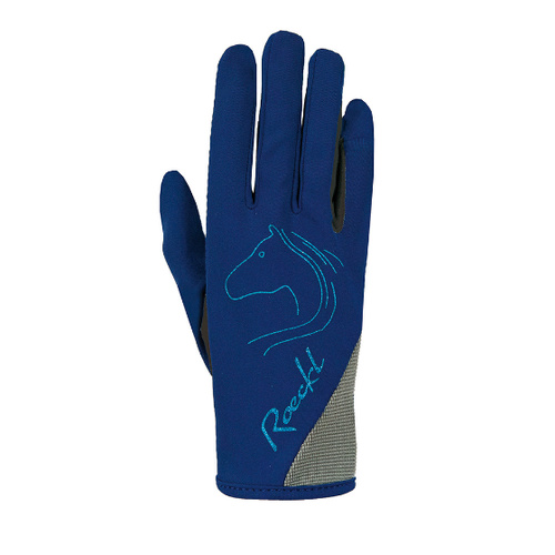 Roeckl Tryon Junior Gloves - Navy Blue