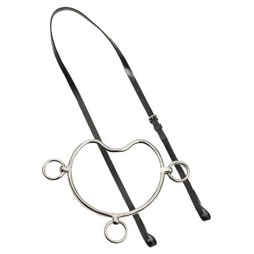 Zilco Curve Mouth Anti Rearing Bit & Strap